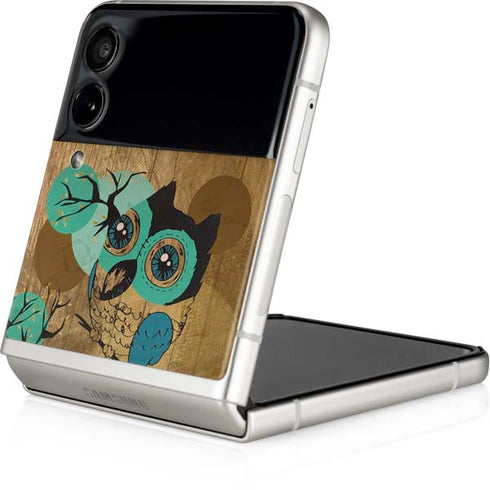 Autumn Owl Galaxy Z Flip3 5G Skin